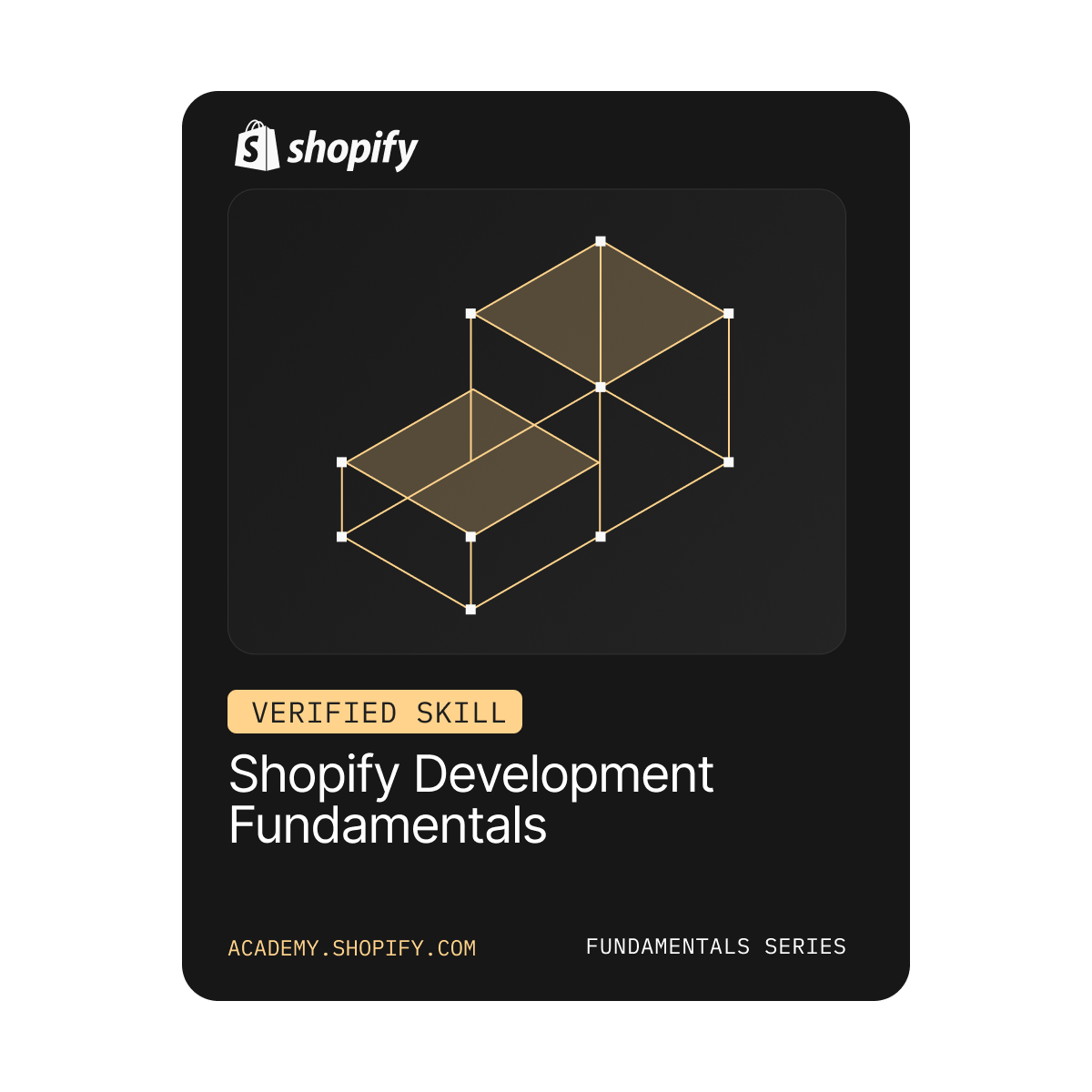 Shopify certificeringsbadge